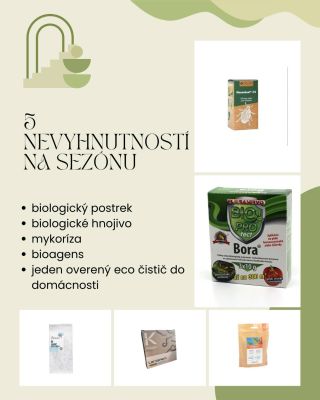 Príprava na sezónu začína skôr, než vykukne prvý list 🌱 Tu je 5 vecí, ktoré by nemali chýbať v tvojej bio výbave: 1️⃣...
